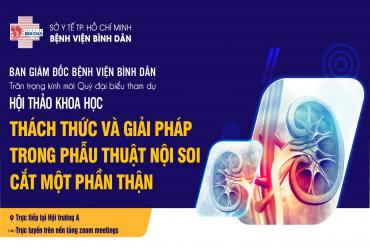 Hội thảo khoa học Thách thức và giải pháp trong M.79king56.com bảo hiểm thua cược nội soi cắt một phần thận