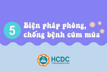 5 biện pháp phòng, chống bệnh cúm mùa