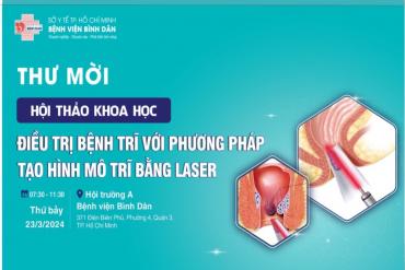 Hội thảo khoa học Giải Trí 79 King Cùng Kho Game bệnh Trĩ với phương pháp tạo hình mô Trĩ bằng Laser