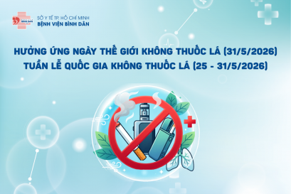 Hưởng ứng Ngày thế giới không thuốc lá 31/5 và Tuần lễ quốc gia không thuốc lá (25-31/5/2026)
