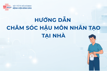Hướng dẫn chăm sóc hậu môn nhân tạo tại nhà
