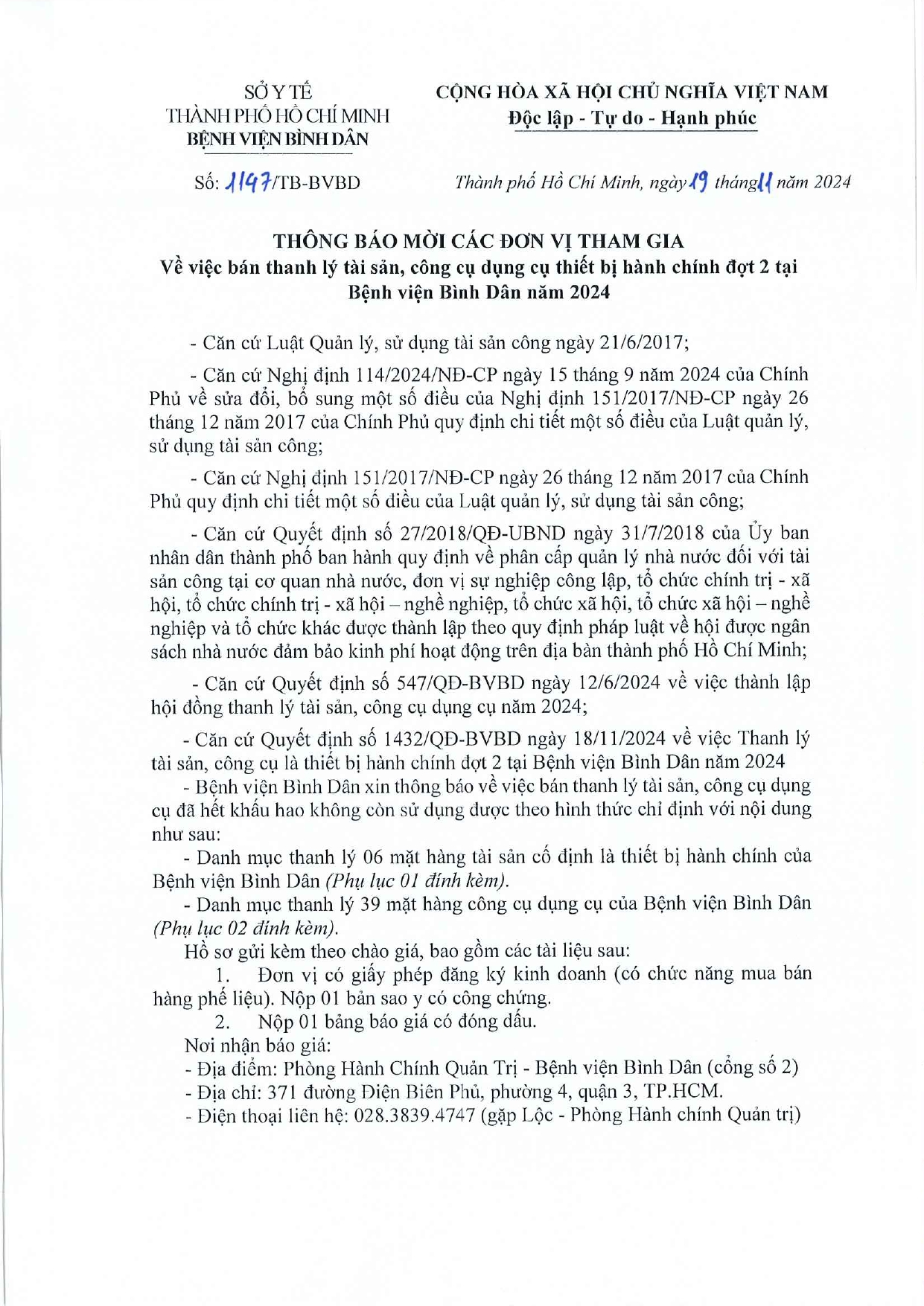 1147.TB-BVBD-Thong_bao_ban_thanh_ly_tai_sYn_CCDC_YYt_2_nYm_2024_page-0001